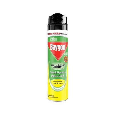 Promo Harga Baygon Insektisida Spray Citrus Fresh 600 ml - Yogya