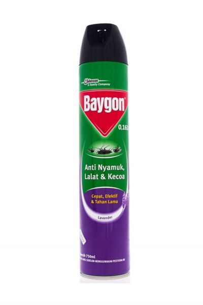 Promo Harga Baygon Insektisida Spray Silky Lavender 600 ml - Yogya