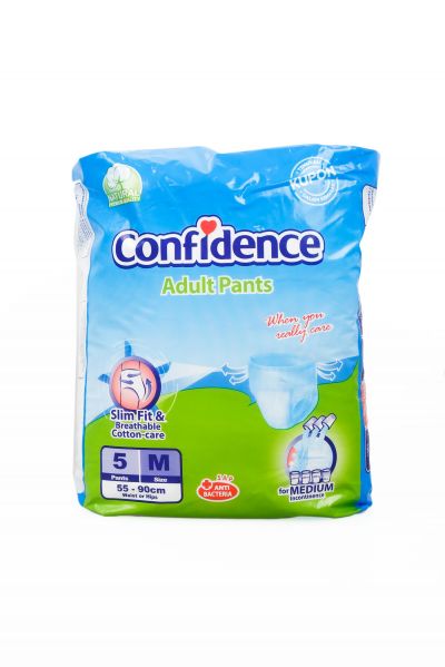Promo Harga Confidence Adult Diapers Pants M5 5 pcs - Yogya