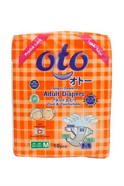 Promo Harga OTO Adult Diapers M10 10 pcs - Yogya